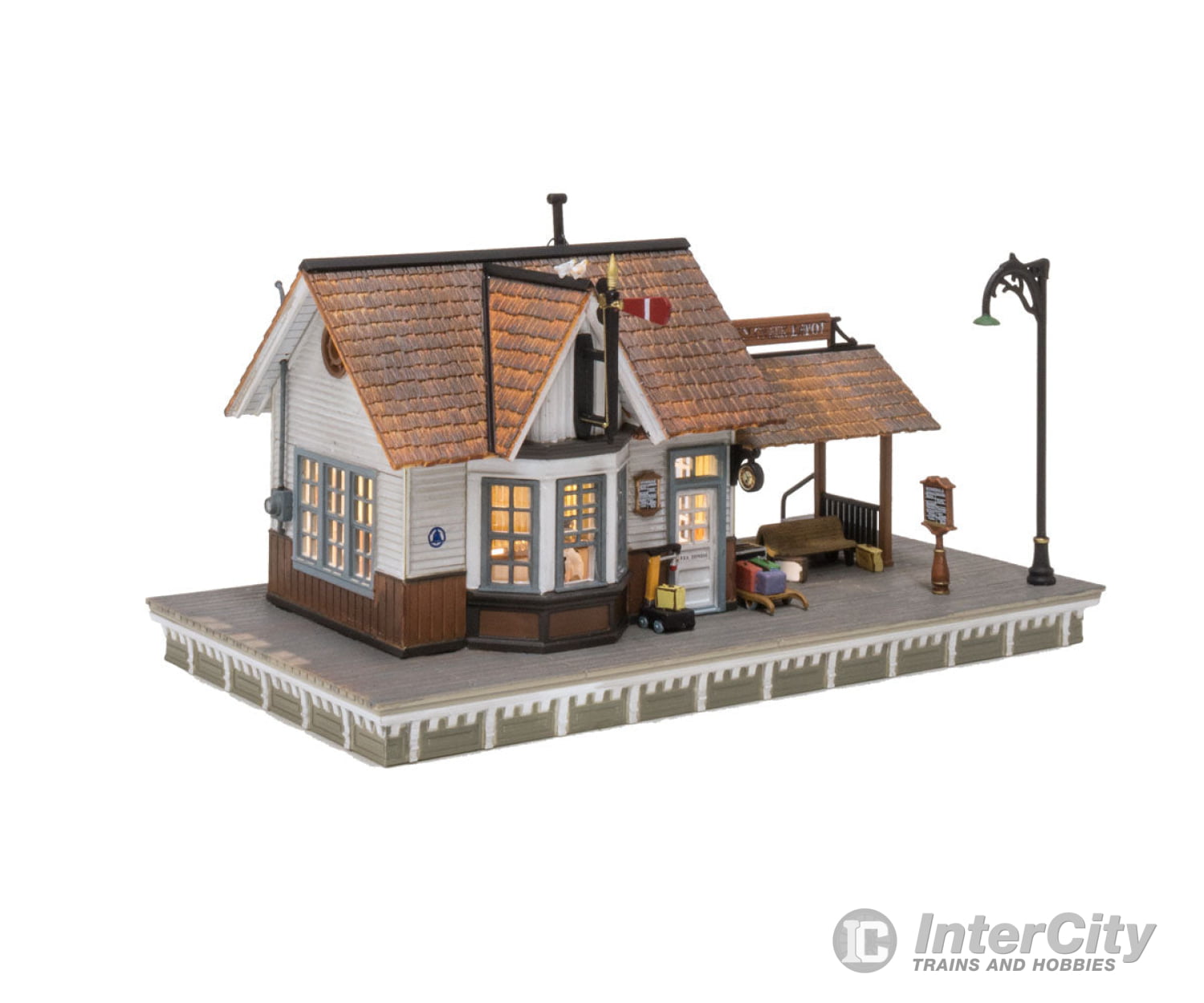 Design Preservation Models 5852 The Depot (Lit) O Scale Structures