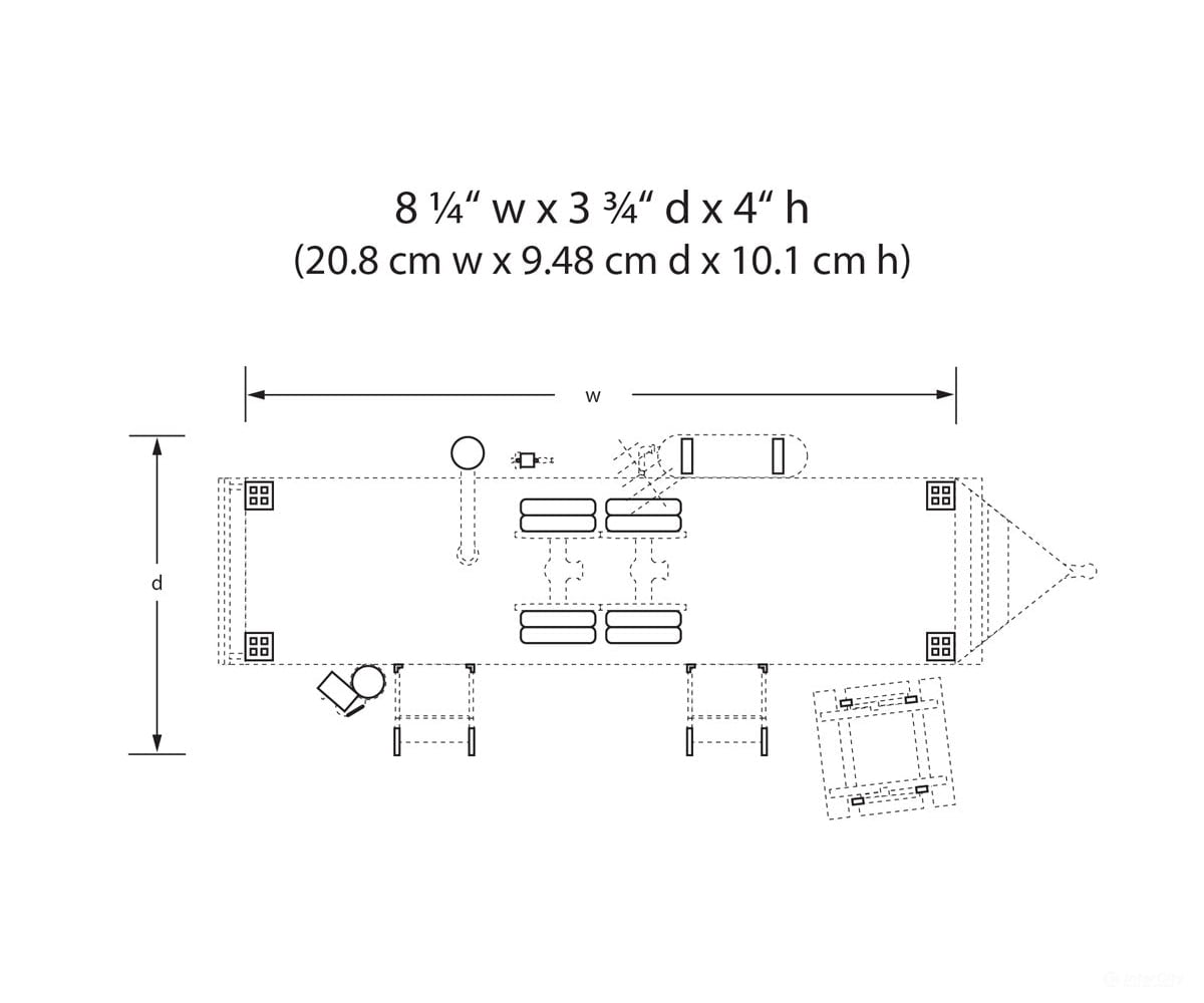 Design Preservation Models 5862 Double Decker Trailer (Lit) O Scale Structures