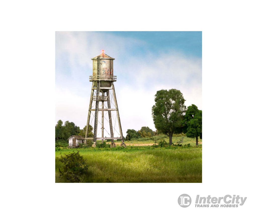 Design Preservation Models 5866 Rustic Water Tower (Lit) O Scale Structures