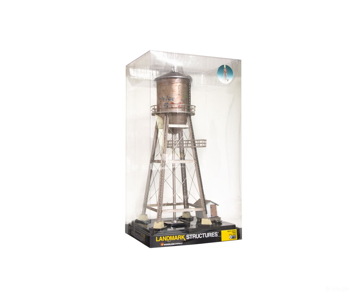 Design Preservation Models 5866 Rustic Water Tower (Lit) O Scale Structures