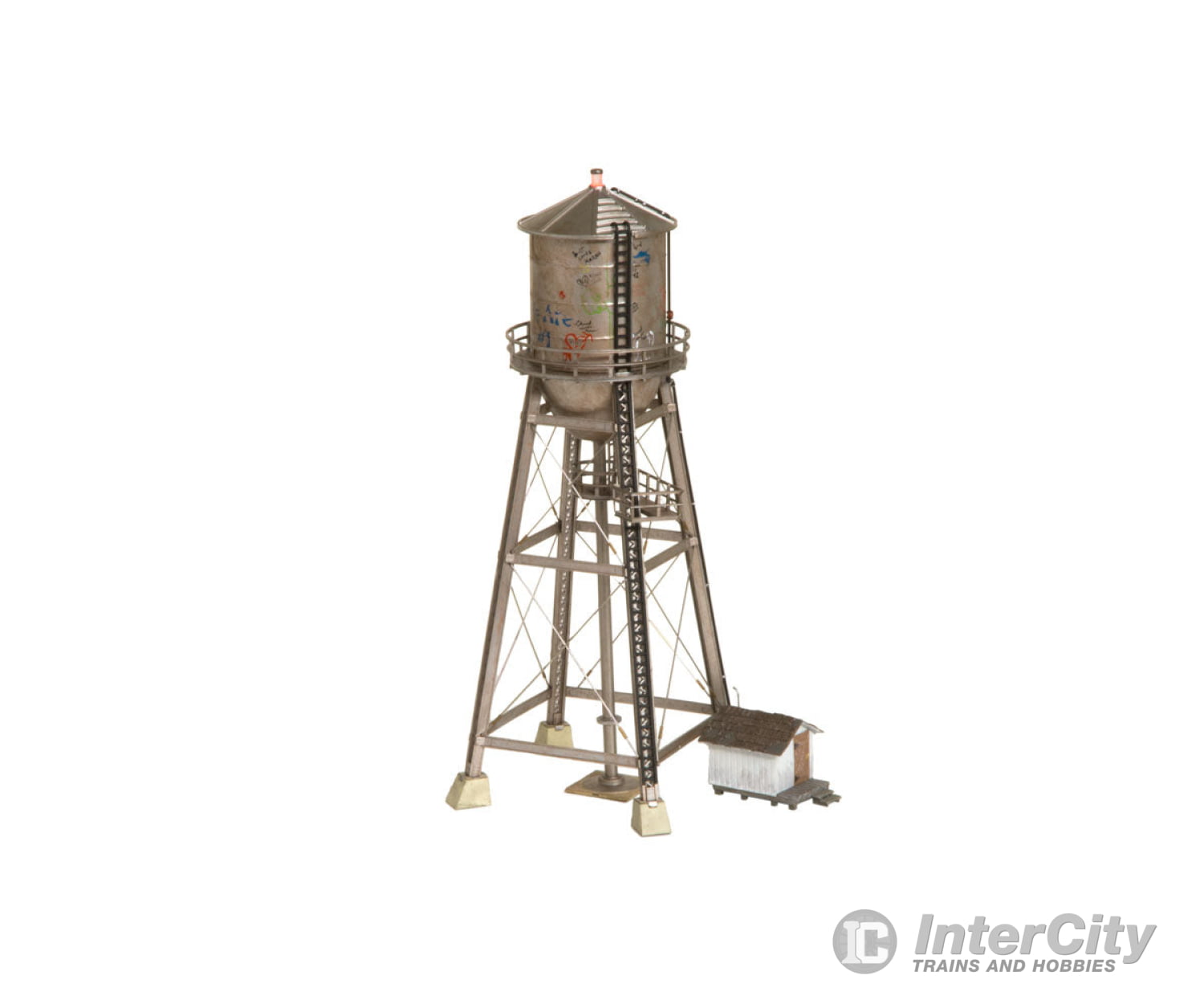 Design Preservation Models 5866 Rustic Water Tower (Lit) O Scale Structures