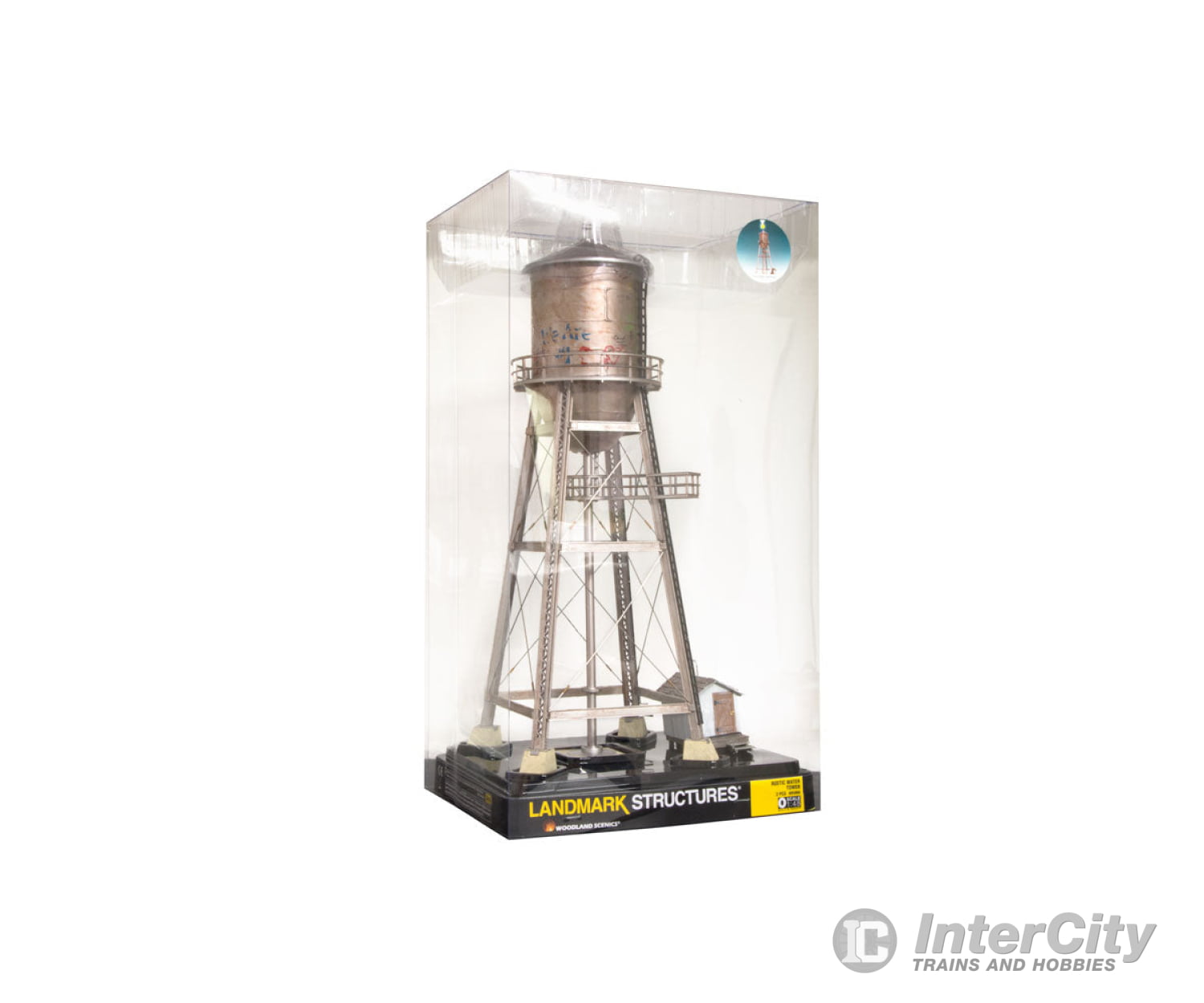 Design Preservation Models 5866 Rustic Water Tower (Lit) O Scale Structures