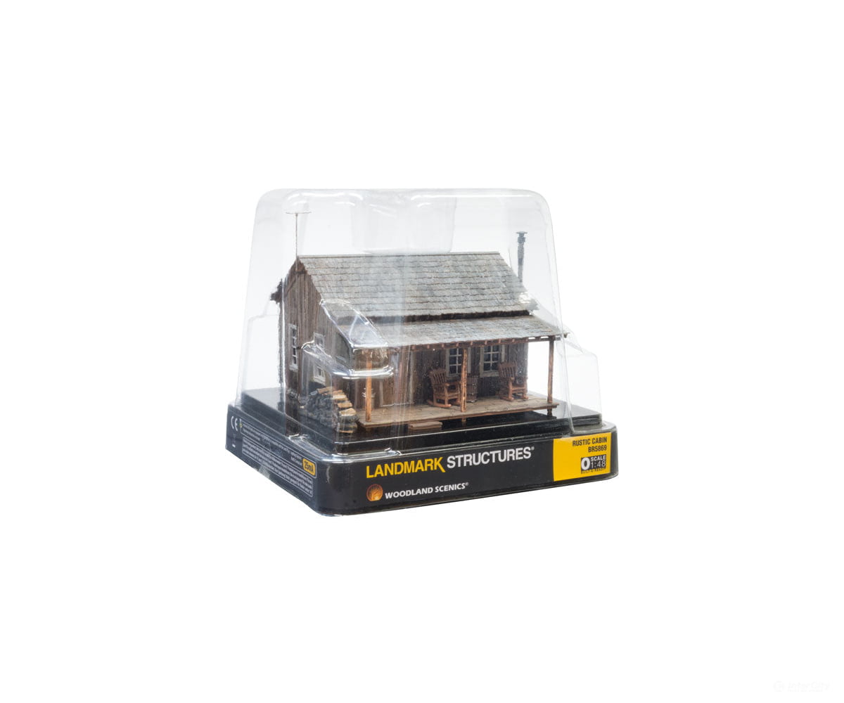 Design Preservation Models 5869 Rustic Cabin (Lit) O Scale Structures