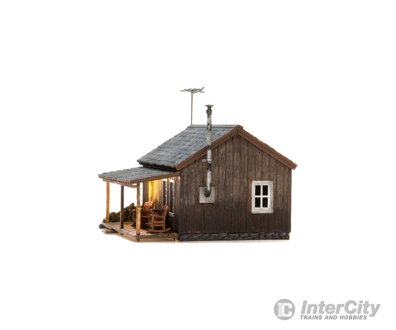 Design Preservation Models 5869 Rustic Cabin (Lit) O Scale Structures