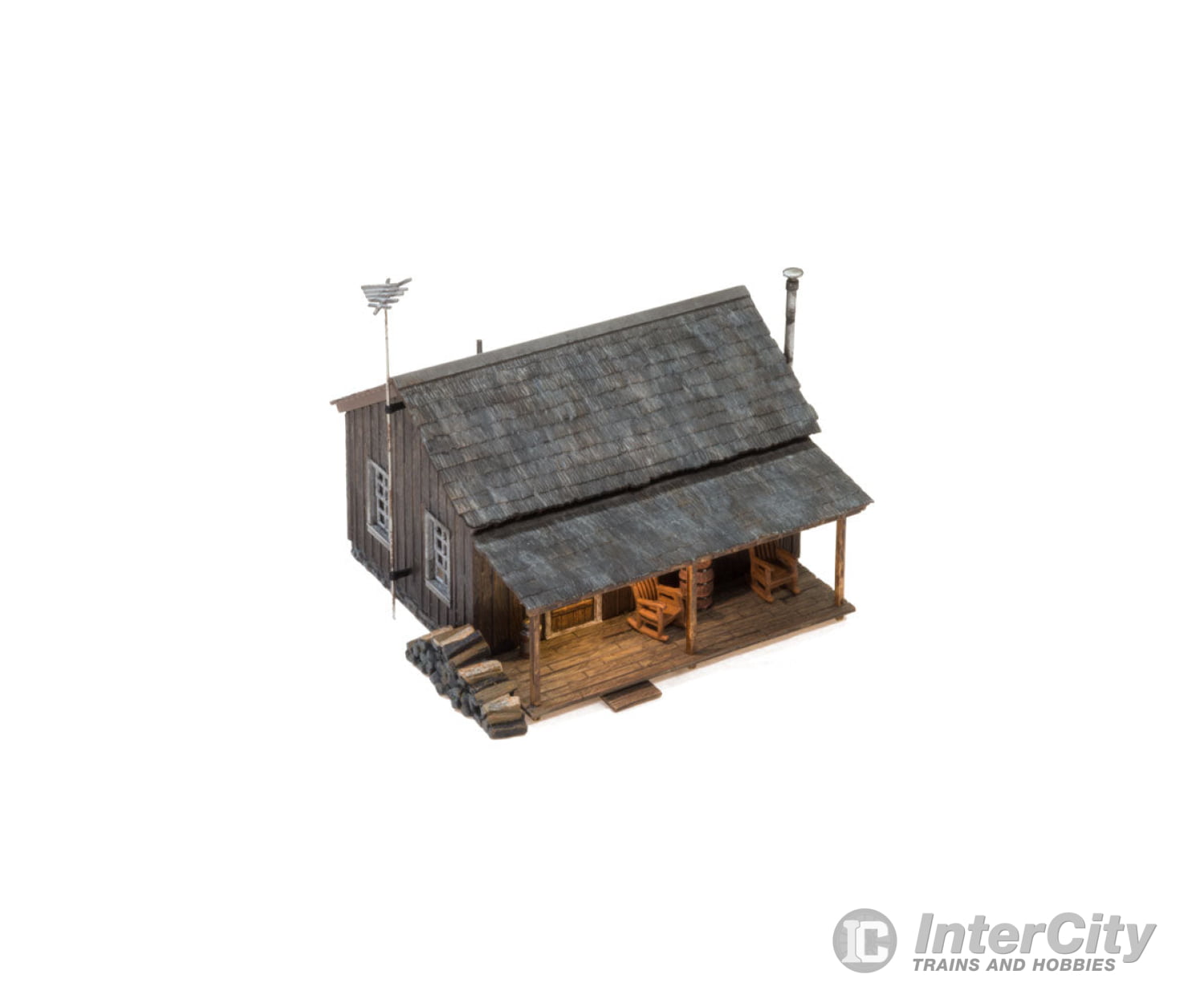 Design Preservation Models 5869 Rustic Cabin (Lit) O Scale Structures