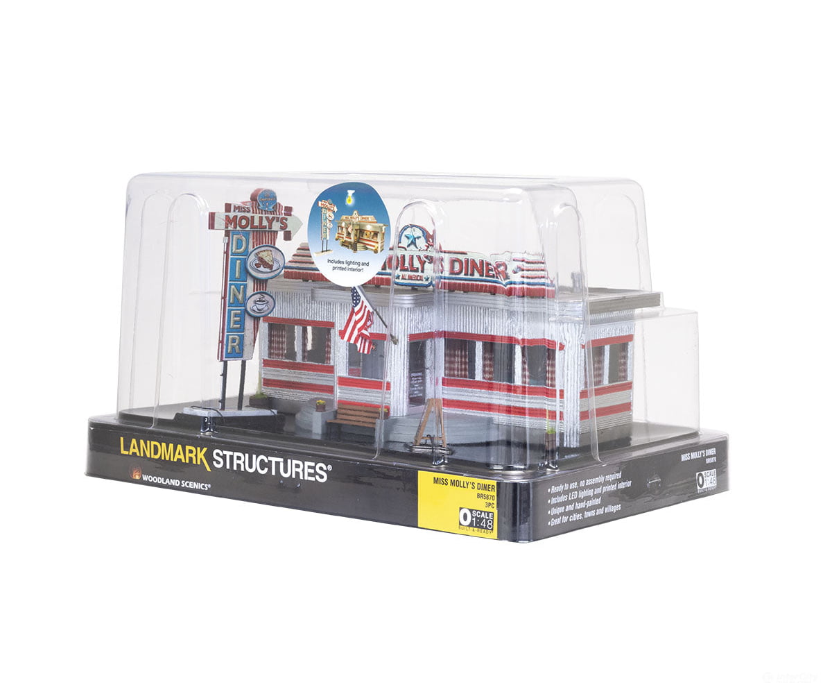 Design Preservation Models 5870 Miss Molly’s Diner O Scale Structures