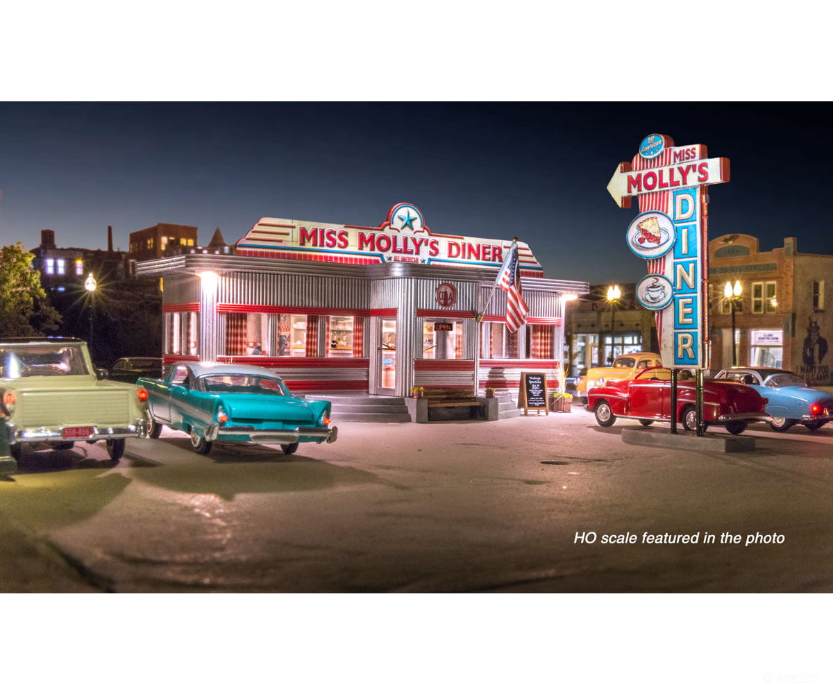 Design Preservation Models 5870 Miss Molly’s Diner O Scale Structures