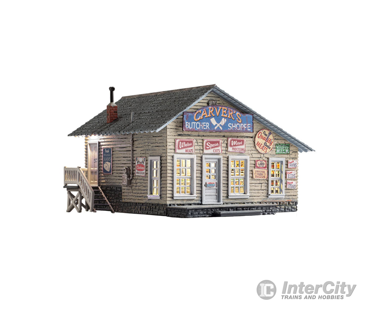 Design Preservation Models 5872 Carver’s Butcher Shoppe O Scale Structures