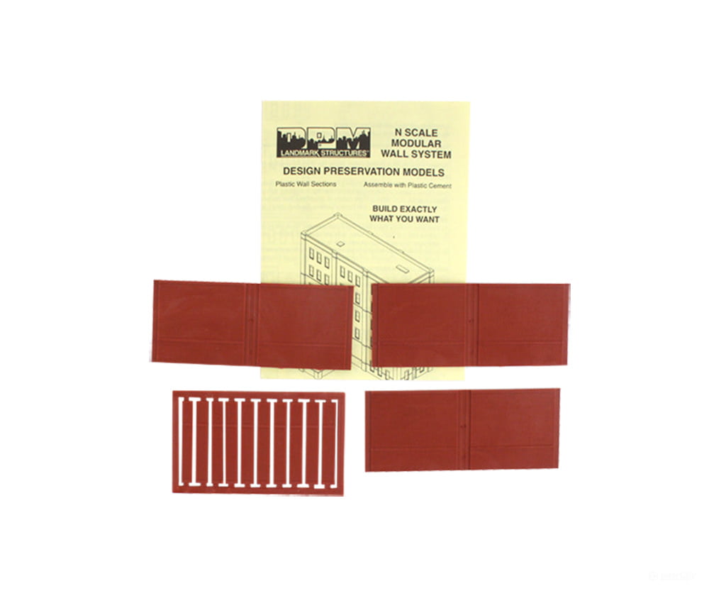 Design Preservation Models 60101 Street/Dock Level Blank Wall N Scale Structures