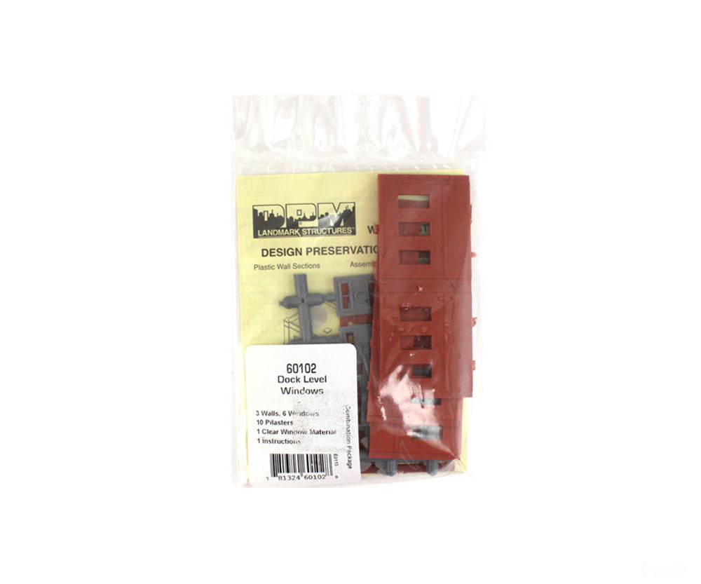 Design Preservation Models 60102 Dock Level Window N Scale Structures