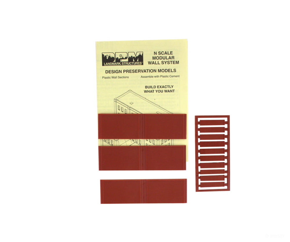 Design Preservation Models 60111 1St Story Blank Wall N Scale Structures