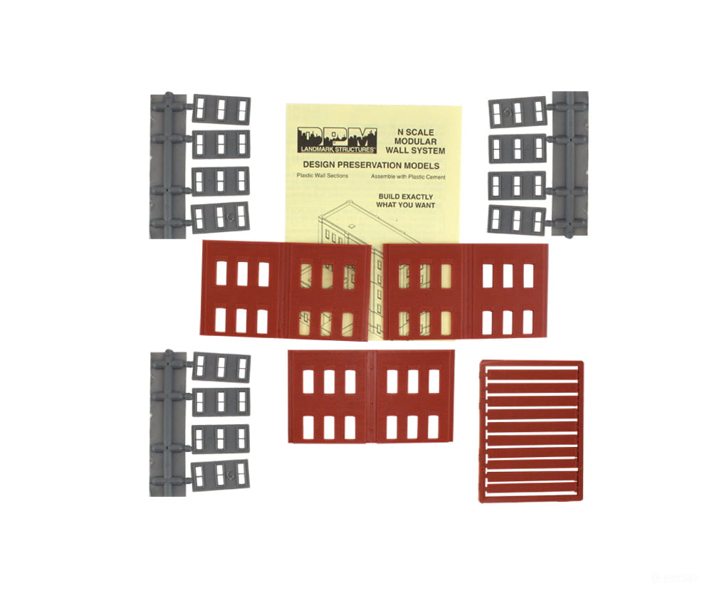 Design Preservation Models 60122 2Nd Story 12 Windows N Scale Structures
