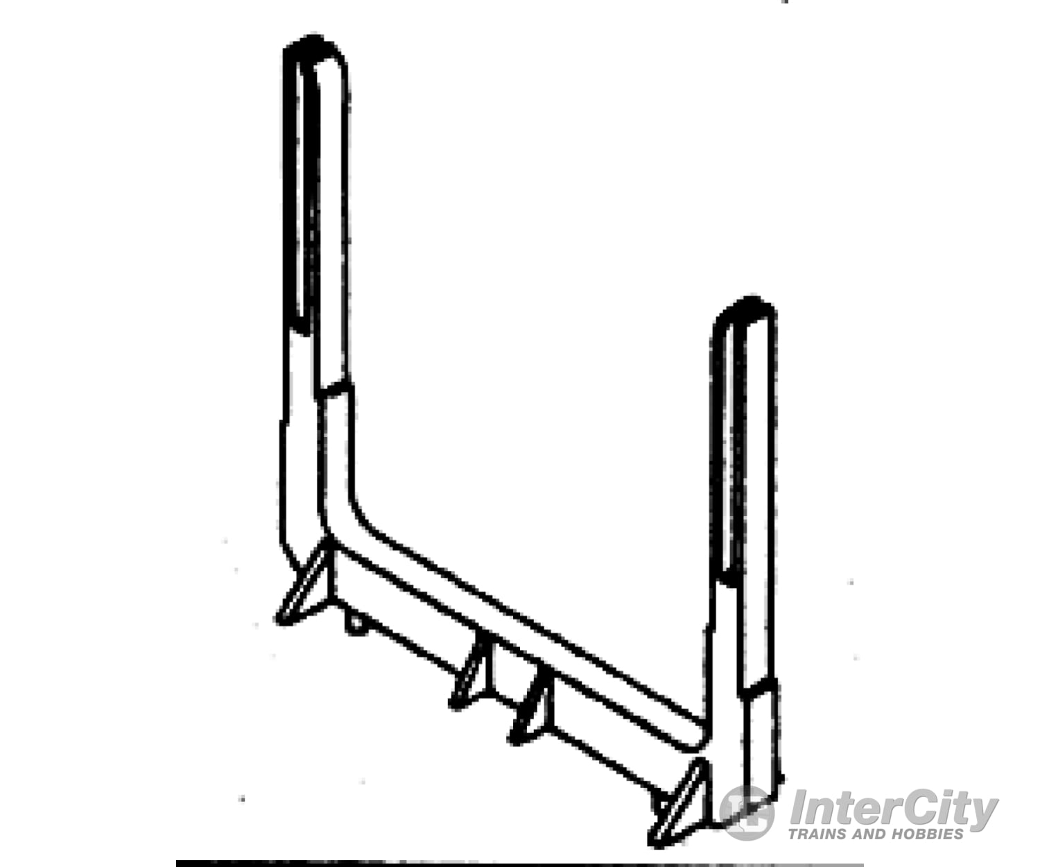 Details West Ho 171 Log Bunks -- Pacific Car & Foundry Type Pkg(4) Parts