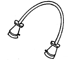 Details West HO 218 MU Cables - Double Plugs pkg(4) Detailing Parts