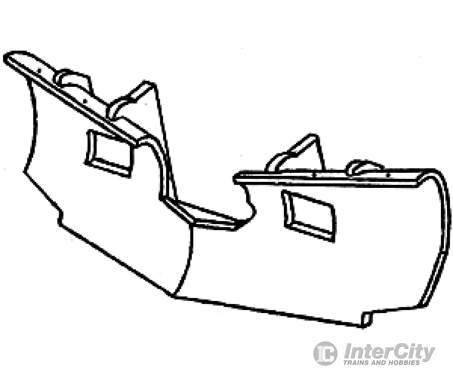 Details West HO 233 Snow Plows - Southern Pacific CSX Transportation Canadian Pacific & Norfolk Southern Detailing Parts