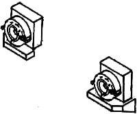 Details West HO 243 Ditch Lights - With Platforms & Lenses - Parts