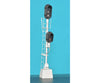 Details West Ho 944 General Railway Signal Style D 2-Headed Block - Assembled -- 3-Over-2 Aspect