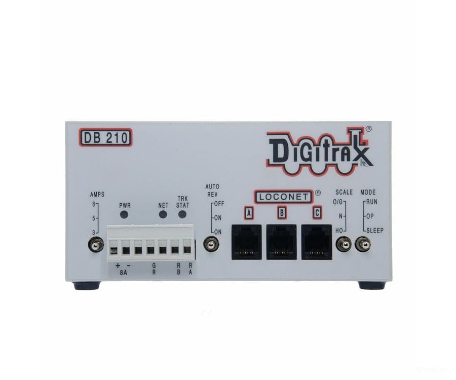 Digitrax DB210 DB210 Single Auto-Reversing DCC Booster -- 3-, 5- & 8-Amp - Default Title (IC-245-DB210)