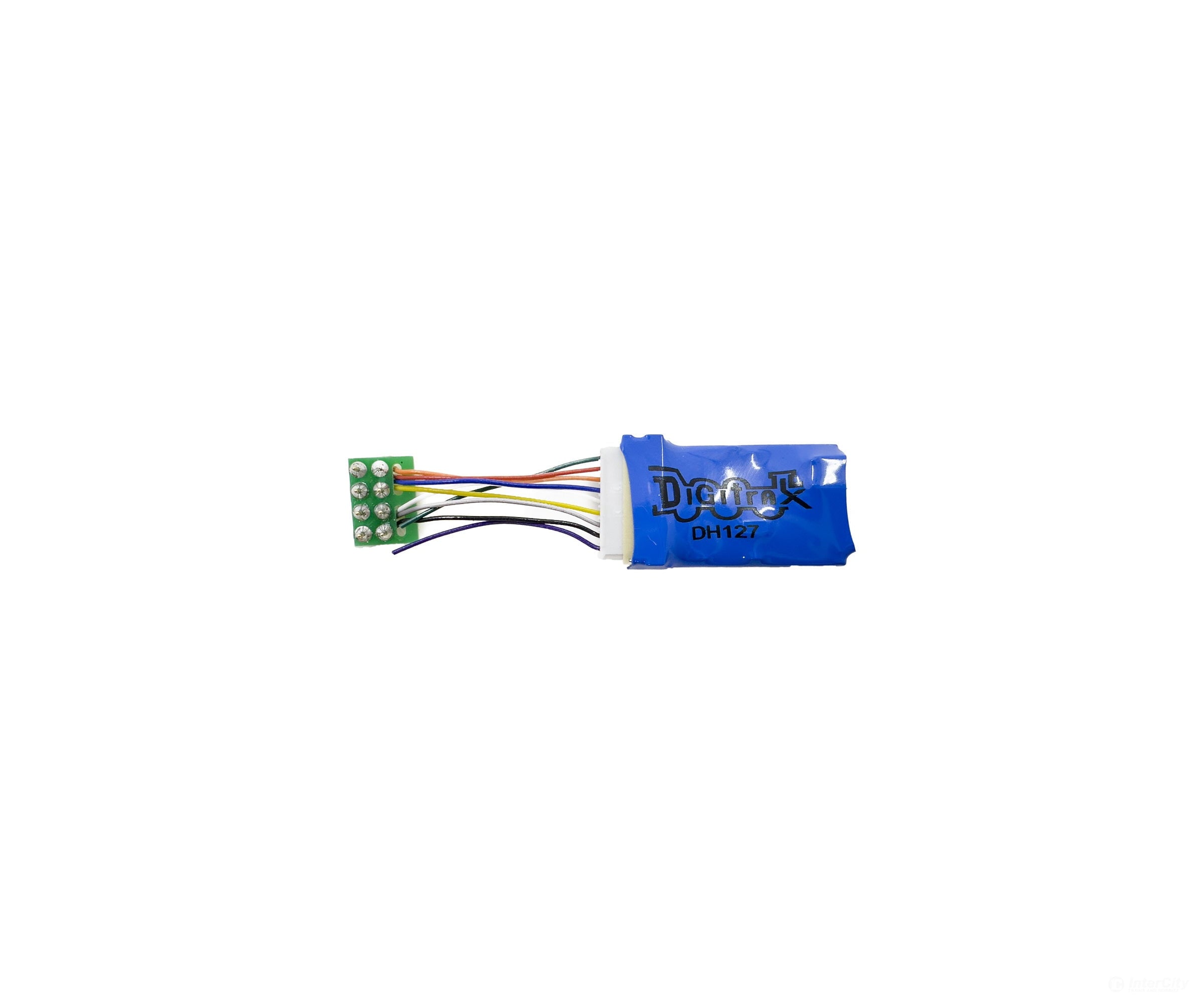 Digitrax DH127PS HO Mobile Decoder Med Plug w/ approx.1.2’’ wires (1.5 amp) (2 func) - Decoders