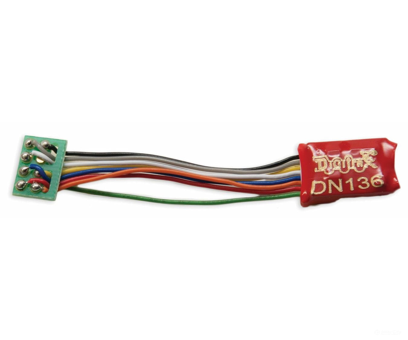 Digitrax DN136PS DN136PS Series 6 Control Decoder for N & HO -- 8-Pin Medium Plug - .55 x .404 x .2" 13.9 x 10.3 x 5mm - Default Title (CH-245-DN136PS)