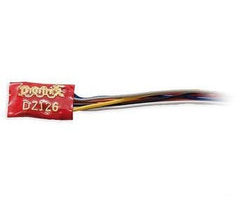 Digitrax DZ126 DZ126 Series 6 Control Decoder for Z, N & HO -- Wired .455 x .369 x .126" 11.56 x 9.37 x 3.2mm - Default Title (CH-245-DZ126)