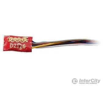 Digitrax DZ126 DZ126 Series 6 Control Decoder for Z, N & HO -- Wired .455 x .369 x .126" 11.56 x 9.37 x 3.2mm - Default Title (CH-245-DZ126)