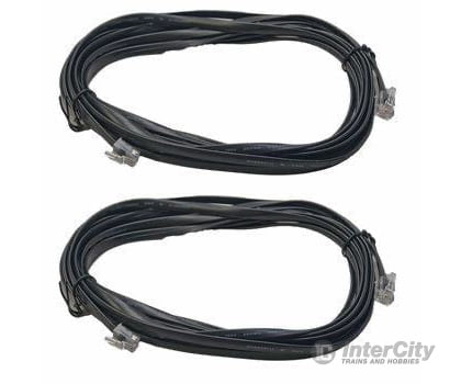 Digitrax LNC162 LocoNet Cable pkg(2) -- 16' 4.9m - Default Title (CH-245-LNC162)