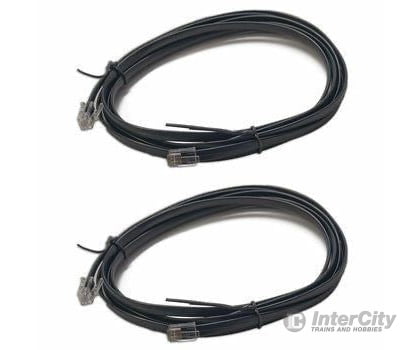 Digitrax LNC82 LocoNet Cable pkg(2) -- 8' 2.4m - Default Title (CH-245-LNC82)
