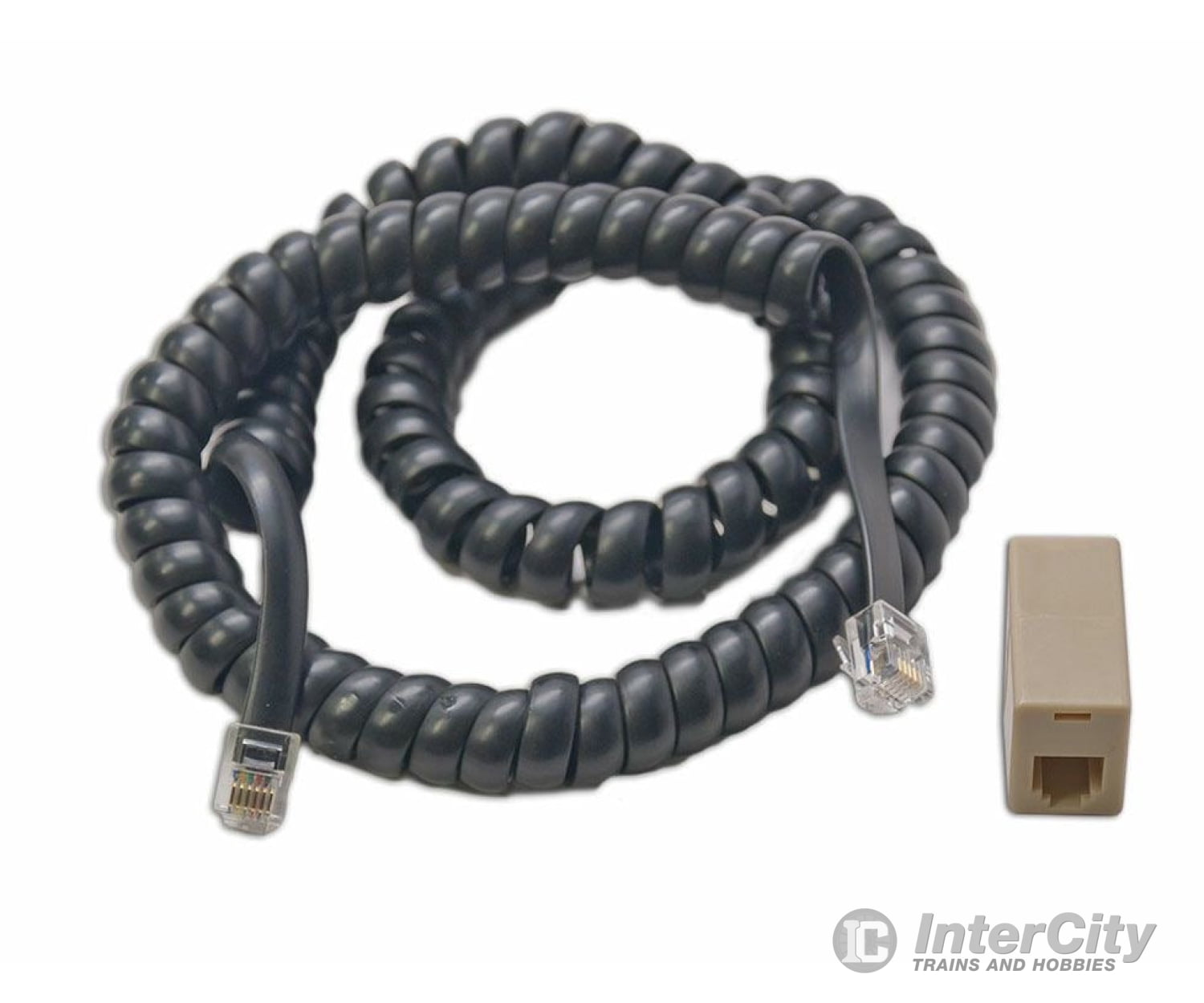 Digitrax LNCCMC1 Coiled Cord & RJ12 Modular Adapter - Default Title (CH-245-LNCCMC1)