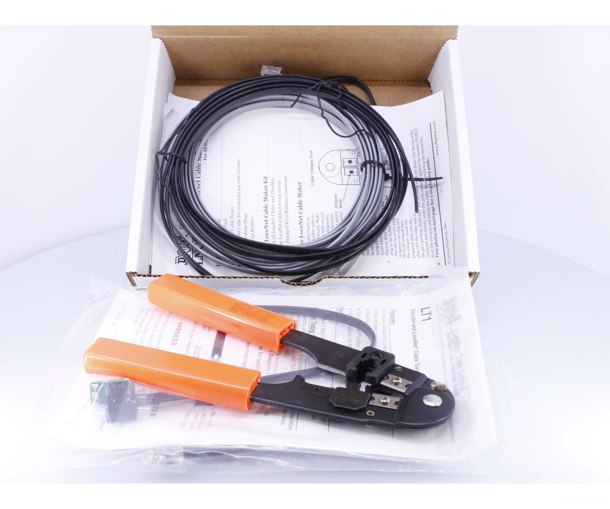 Digitrax LNCMK HO LocoNet Cable Maker Kit - DCC Accessories