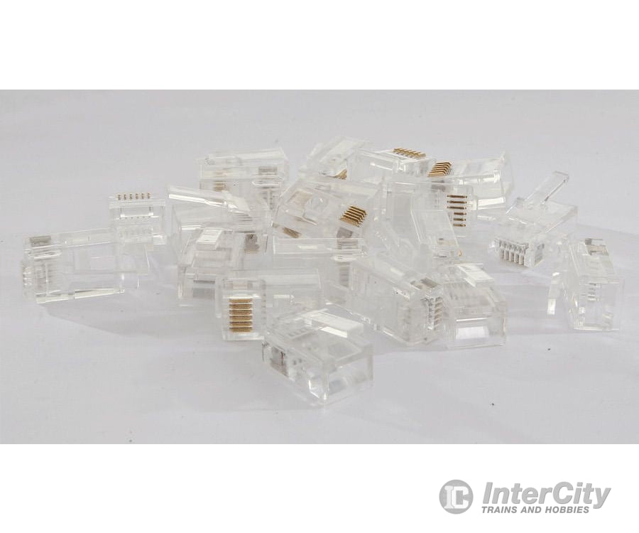 Digitrax LNRJ12P20 RJ12 Plug 20-Pack - Default Title (IC-245-LNRJ12P20)