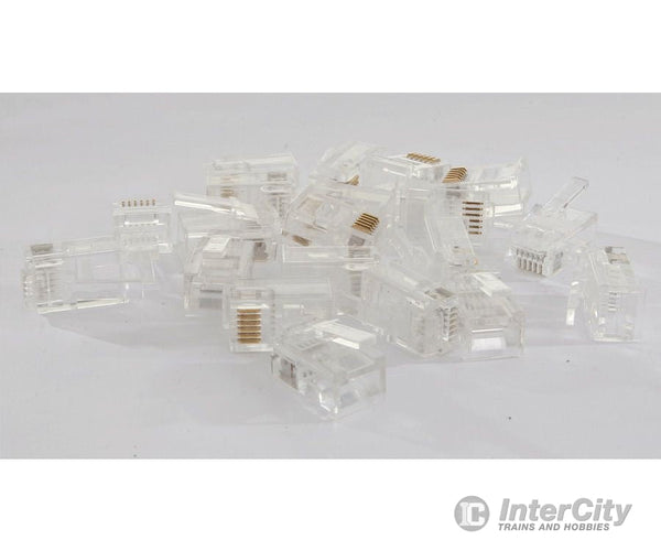 Digitrax LNRJ12P20 RJ12 Plug 20-Pack - Default Title (IC-245-LNRJ12P20)