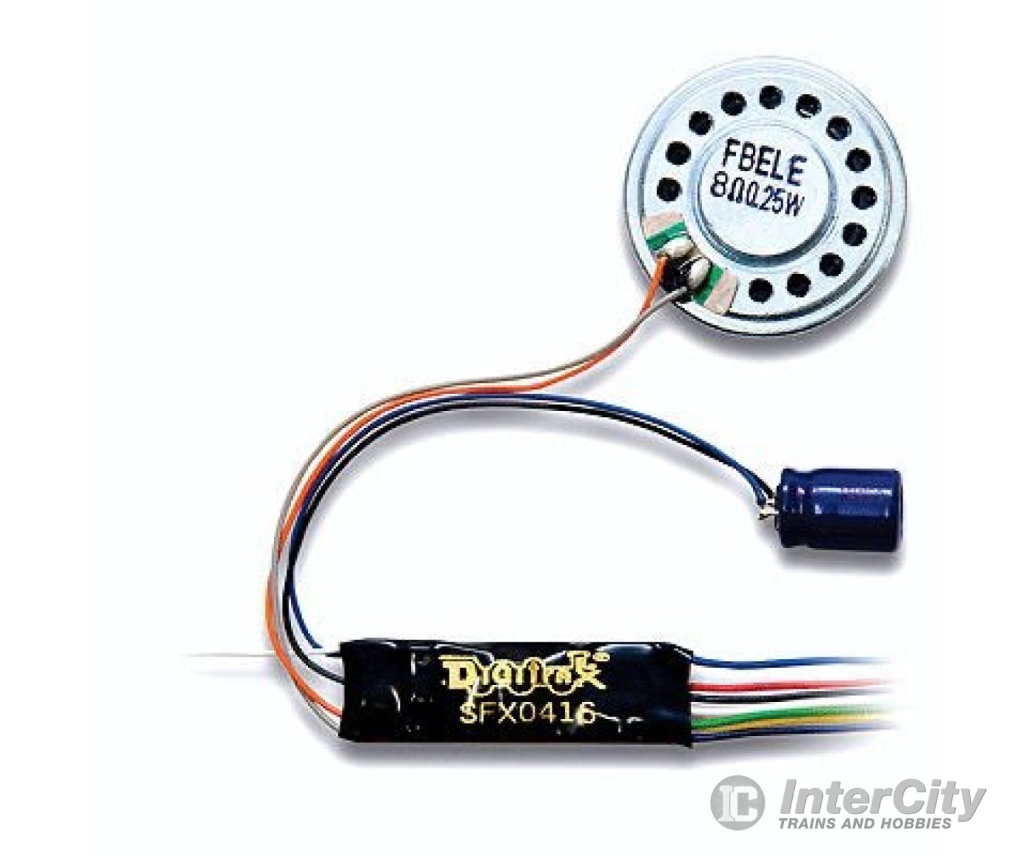 Digitrax N SFX0416 Sound-Only Decoder -- 4-Function, Wired, 31 x 10.8 x 5.3mm - Default Title (CH-245-SFX0416)