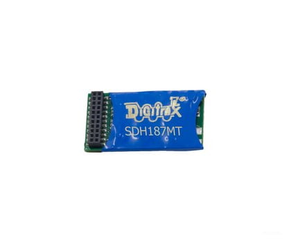 Digitrax SDH187MT HO Sound Decoder 8 bit 21 Pin MTC Interface Series 7 (1 amp) (8 func) - Decoders