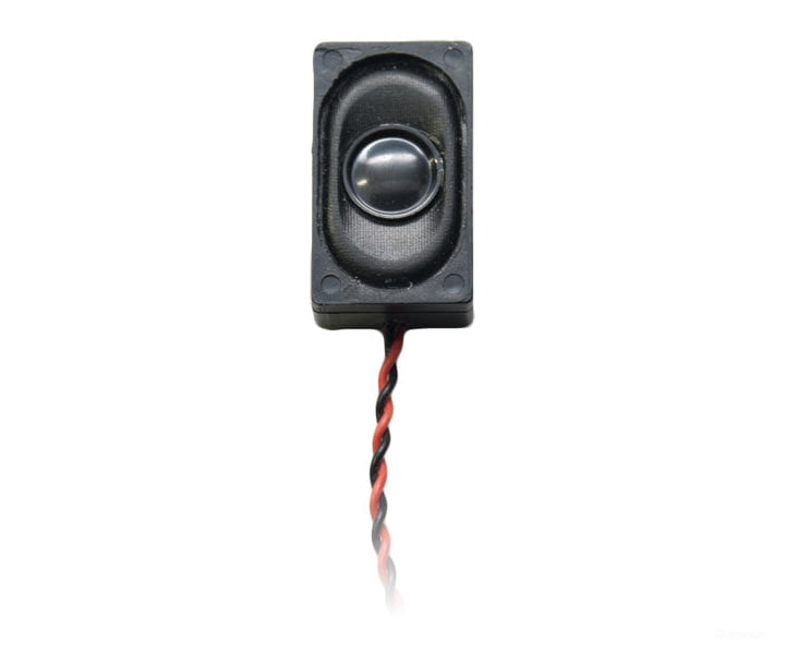 Digitrax Sp26158B Speaker W/Ported Enclosure & Wires -- Rectangular 26.5 X 15.5 9Mm 8-Ohm Dcc