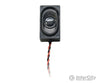 Digitrax Sp26158B Speaker W/Ported Enclosure & Wires -- Rectangular 26.5 X 15.5 9Mm 8-Ohm Dcc