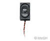 Digitrax Sp26158B Speaker W/Ported Enclosure & Wires -- Rectangular 26.5 X 15.5 9Mm 8-Ohm Dcc
