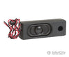Digitrax SP531832B Speaker w/Ported Enclosure & Wires -- Rectangular - 53 x 18 x 14mm, 32-Ohm - Default Title (IC-245-SP531832B)