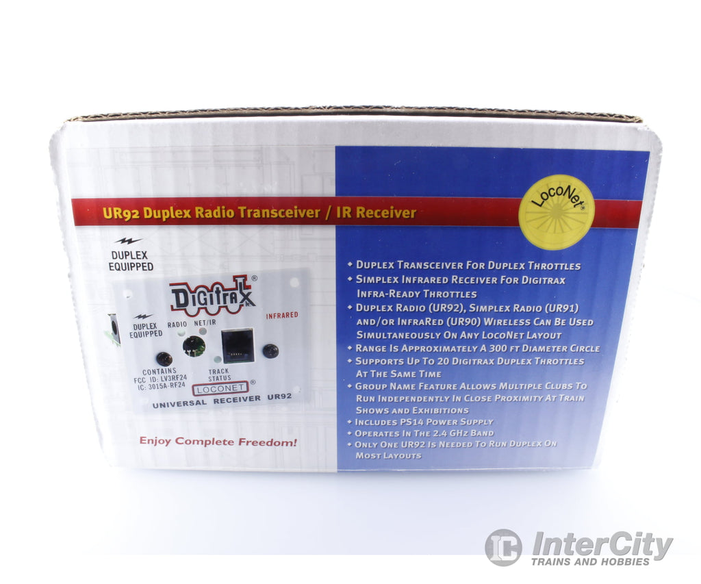 Digitrax 307-Ur92-0000 Ur92 Duplex Radio Transceiver/Ir Receiver Panel Command Stations & Expansion