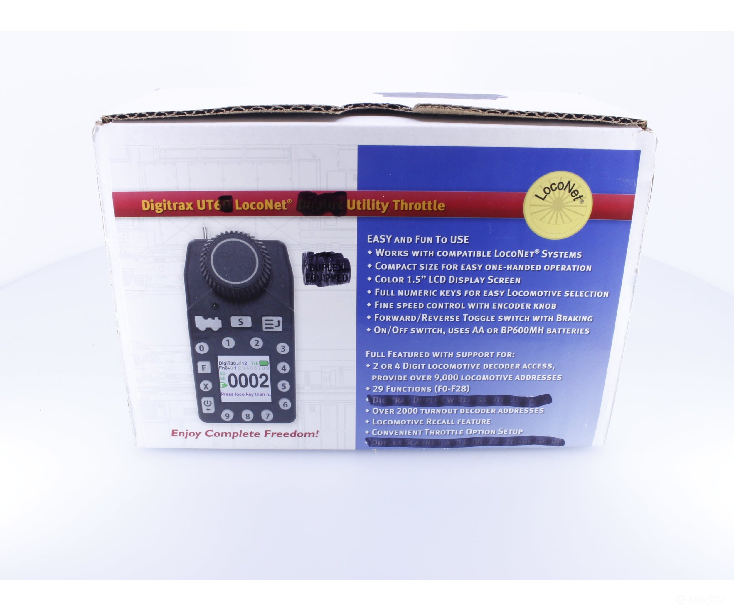 Digitrax UT6 HO UT6 Loconet Utility Throttle Command Stations & Expansion