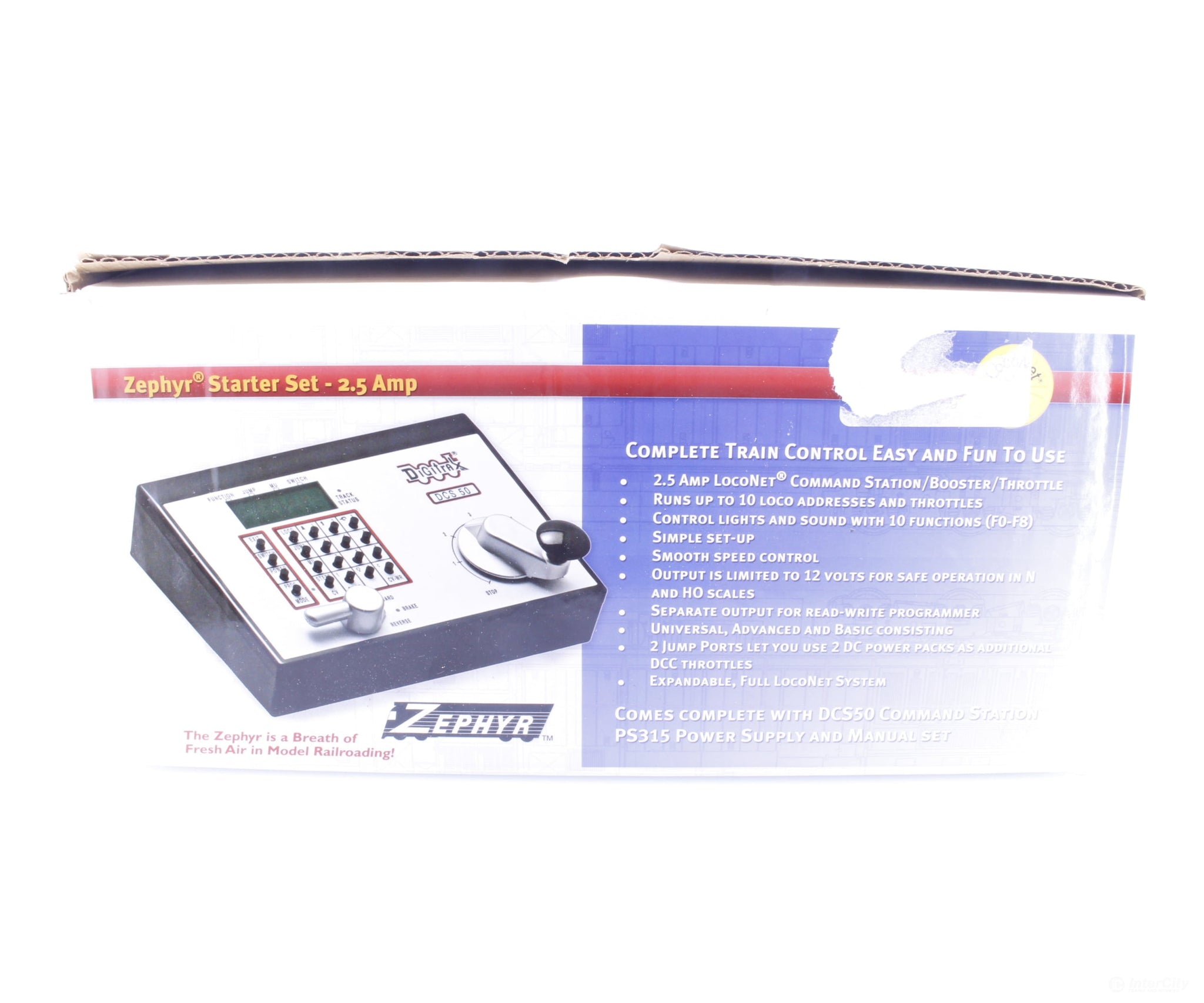 Digitrax ZEPHYR HO Zephyr Express 2.5 Amp Starter Set and LT1 - Command Stations & Expansion