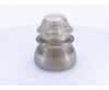 Dominion 42 Clear Glass Insulator #2 Chipped - Collectibles