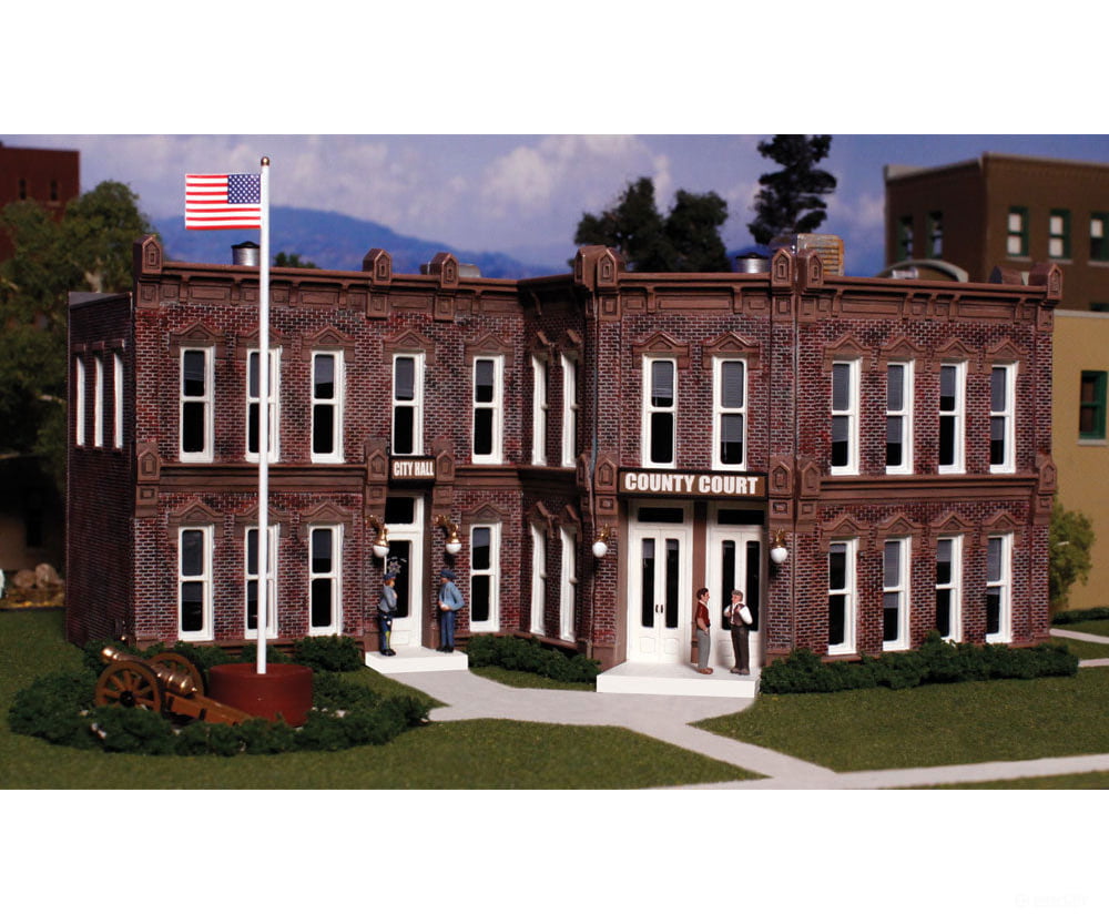 Dpm Ho 12500 County Courthouse - Woodland Scenics Landmark Structures(R) - - Kit 8 - 3/8 X 5 -