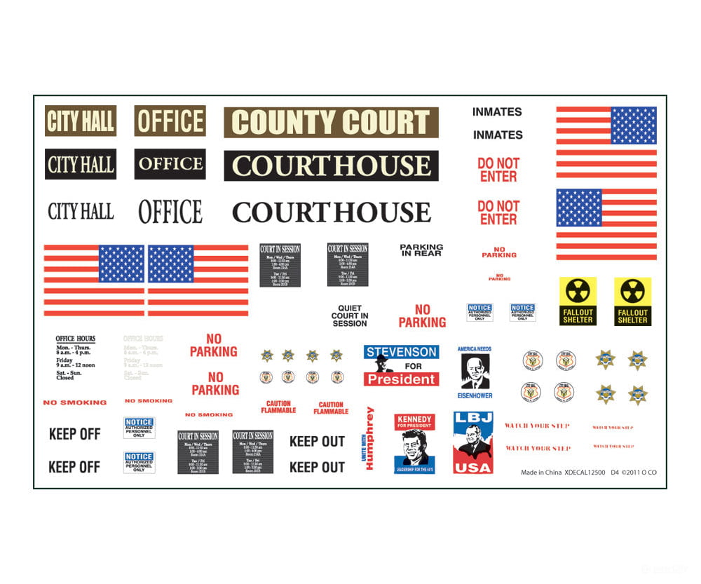 Dpm Ho 12500 County Courthouse - Woodland Scenics Landmark Structures(R) - - Kit 8 - 3/8 X 5 -