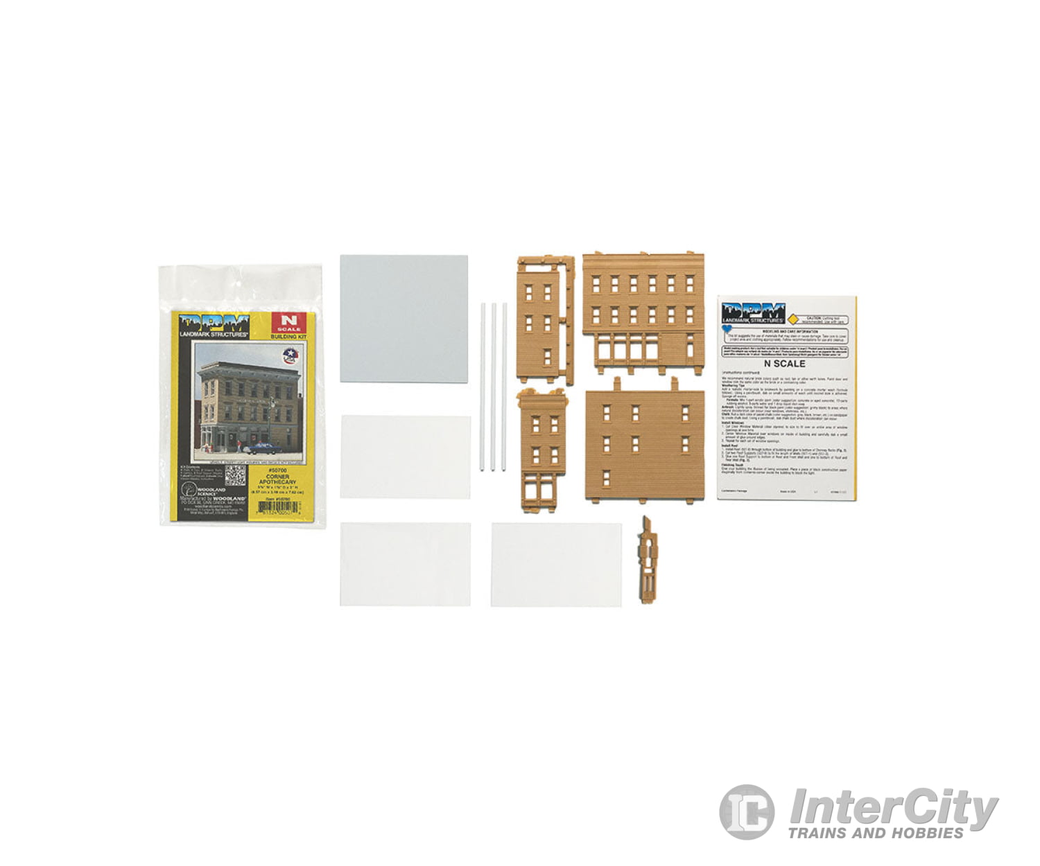 Dpm N 50700 Structure Kits - - Corner Apothecary - 3 - 3/8 X 1 - 3/8’ 8.4 3.4Cm Structures