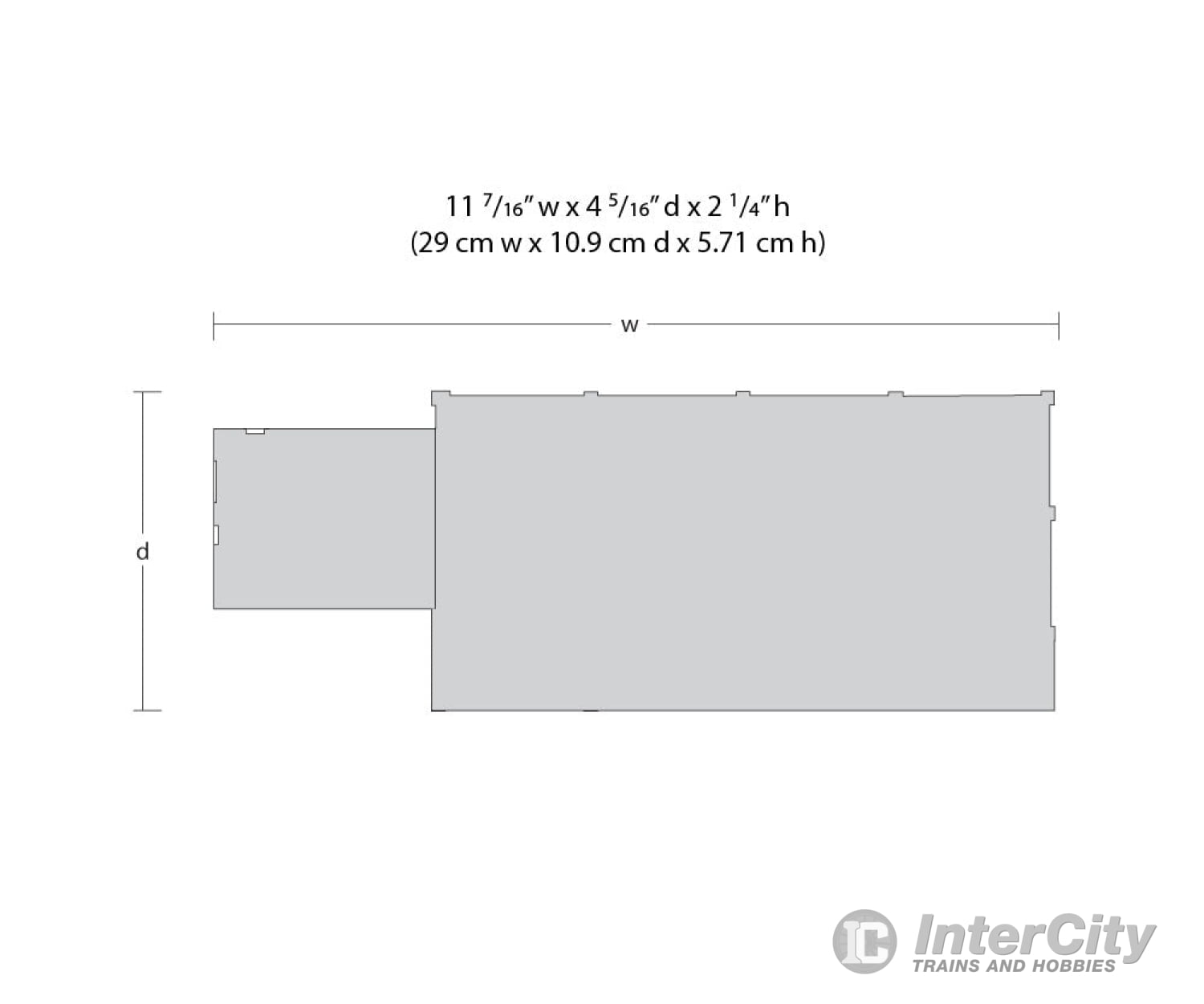 Dpm N 51000 Structure Kits - - Trackside Transfer - 11 - 1/2 X 4 - 1/4’ 28.7 10.6Cm Structures