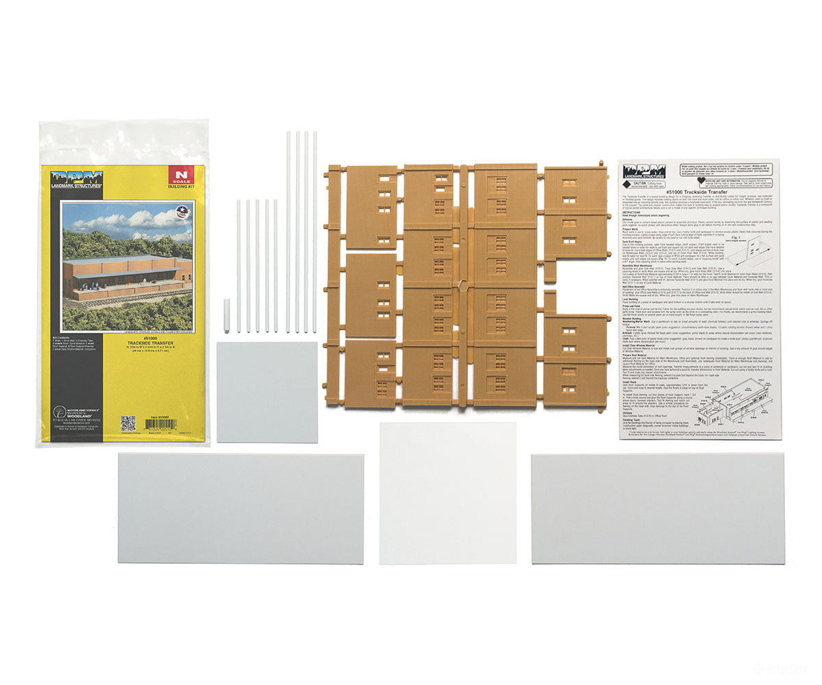Dpm N 51000 Structure Kits - - Trackside Transfer - 11 - 1/2 X 4 - 1/4’ 28.7 10.6Cm Structures