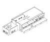 Dpm N 51000 Structure Kits - - Trackside Transfer - 11 - 1/2 X 4 - 1/4’ 28.7 10.6Cm Structures