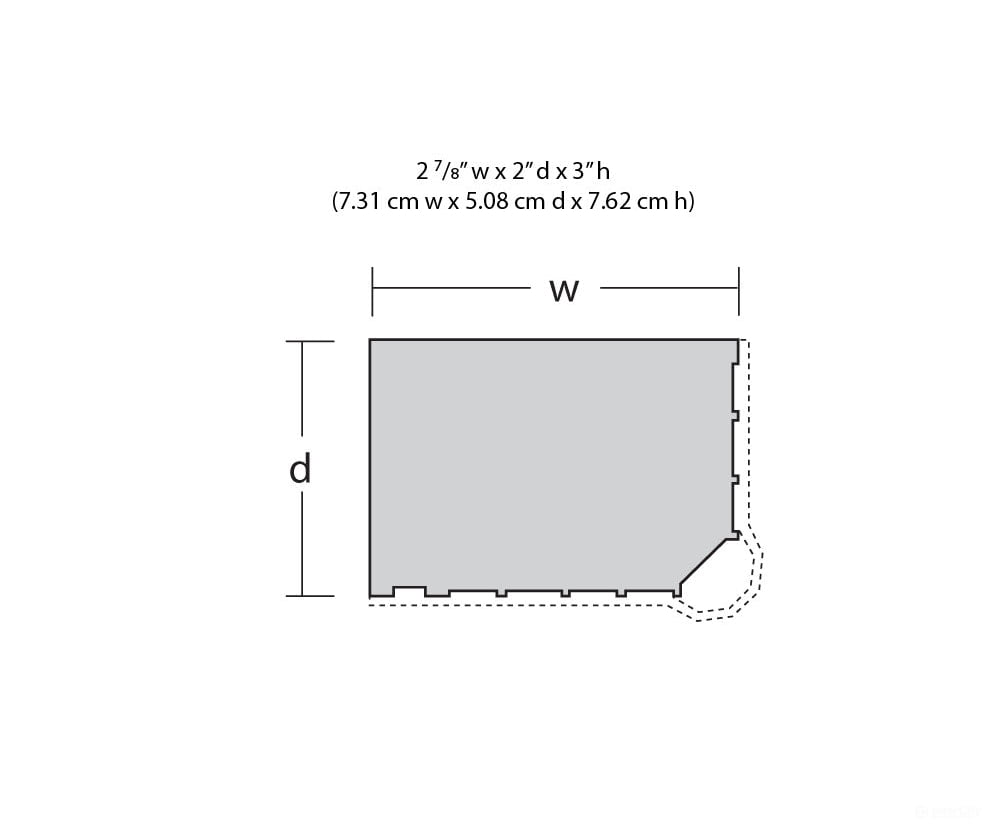 Dpm N 51300 Structure Kits - - Corner Turret Building - 2 X 2 - 7/8’ 5.1 7.3Cm Structures
