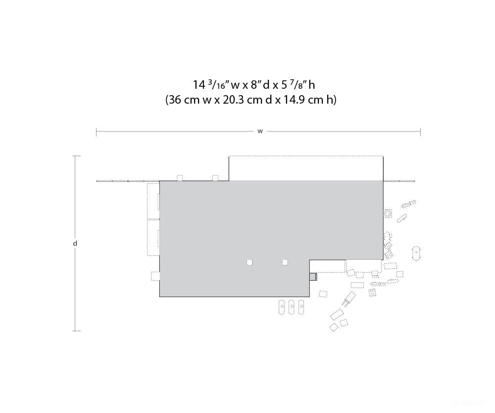 Dpm N 66000 Gold Kits - - Woods Furniture Co. - 11 X 7’ 27.9 17.8Cm Structures